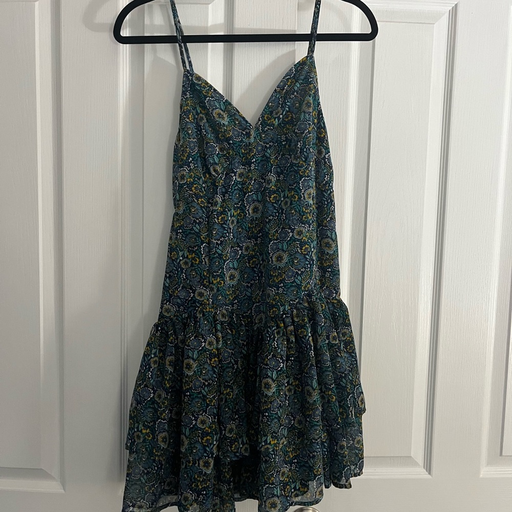 Floral ruffle dress